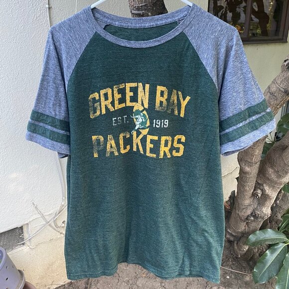 Women's Green Bay Packers Short Sleeved Jersey Shirt Size L - Picture 1 of 6